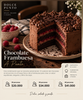 Torta Chocolate Frambuesa