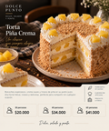 Torta Piña Crema